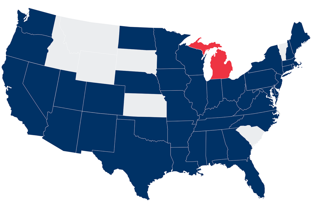 ABC USA Map