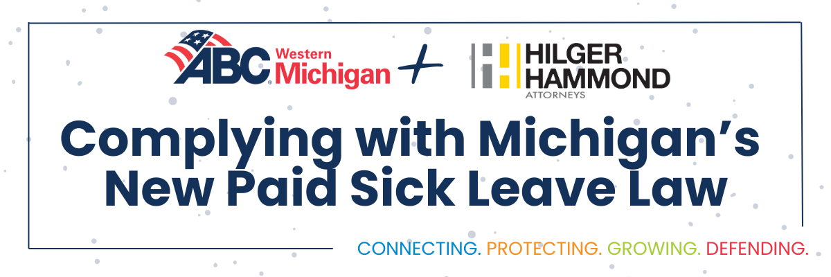 WEBINAR: Complying with Michigan’s New Paid Sick Leave Law